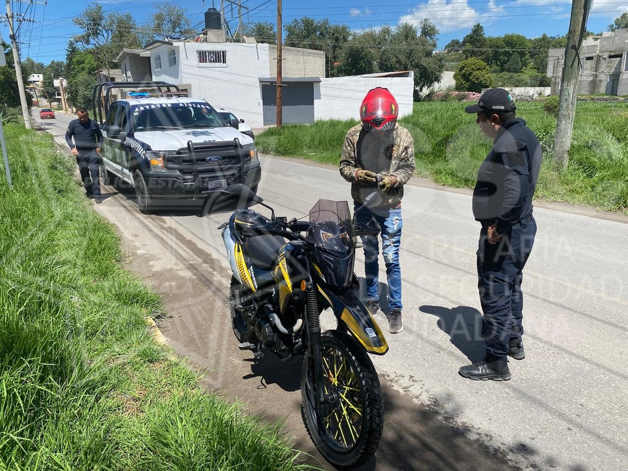 Asegura SSC a masculino en posesión de marihuana, en Tizatlán